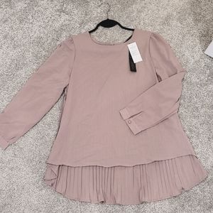BNWT Zanzea blush pink blouse